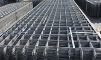 Reinforced rebar welded wire mesh panel